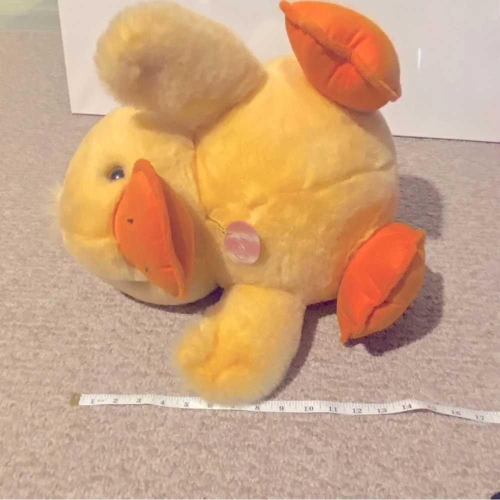 Vintage Toys R Us Duck Plush Geoffrey Soft Classics 1995 15”
